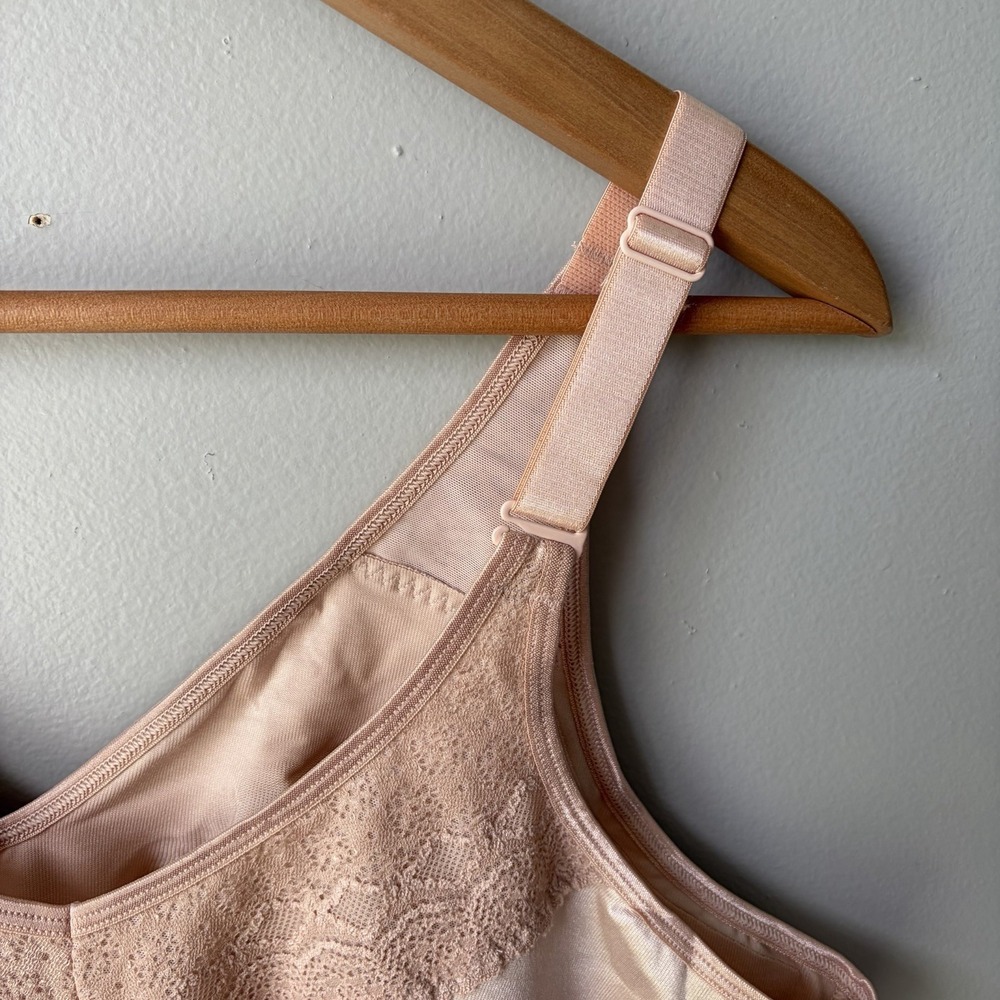 NEW RUBY RIBBON PIN UP CAMI WOMENS size 50 Pale Nude Lace Shapewear - Picture 11 of 12